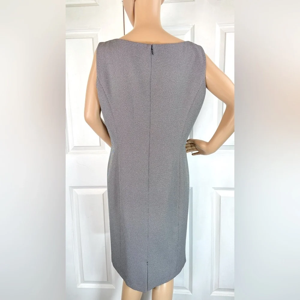 Tahari ASL Micro Dot Sheath Dress - Picture 8 of 16